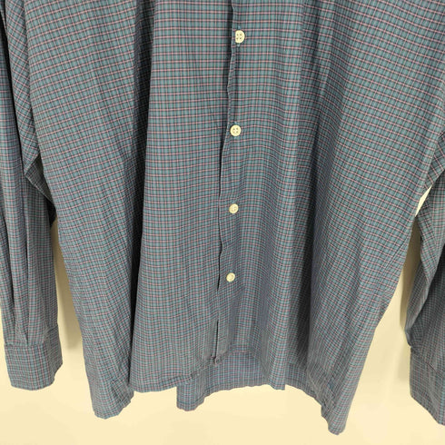 ラルフローレン RALPH LAUREN 90S GREGGOR チェック ボタンダウンシャツ メンズ import:M