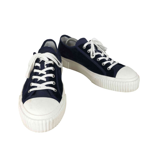 セオリー theory PROJECT ベロアスニーカー メンズ EUR:43