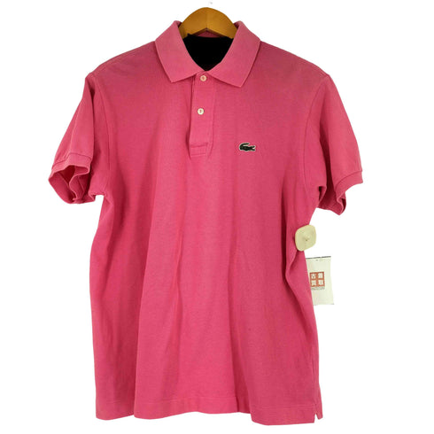 シュミーズラコステ CHEMISE LACOSTE 80S ワッペン刺繍 S/S ポロシャツ レディース JPN:5号