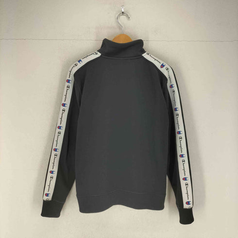チャンピオン Champion 袖ロゴテープラインハーフジップスウェット メンズ L