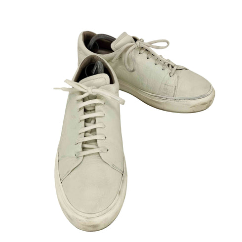 セオリー theory Textured Cow LTR Trainer レザースニーカー メンズ EUR:43