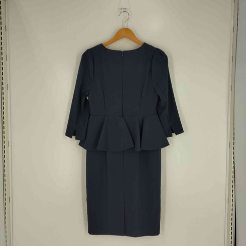 ルイルエブティック RUIRUE BOUTIQUE ペプラム付きIラインワンピース レディース
