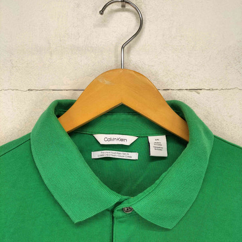 カルバンクライン CALVIN KLEIN ロゴ刺繍ポロシャツ メンズ L