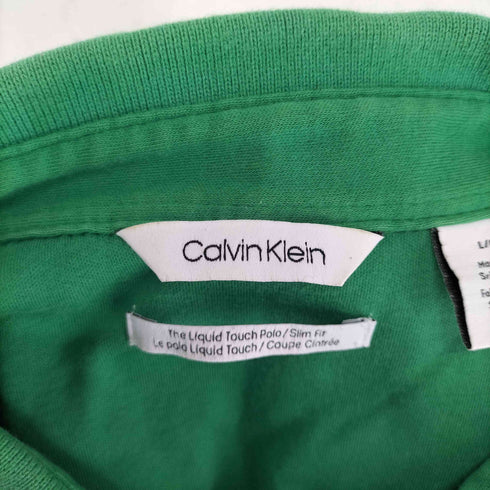 カルバンクライン CALVIN KLEIN ロゴ刺繍ポロシャツ メンズ L