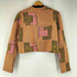 ザラ ZARA 総柄クロップドニットトップス レディース import:S