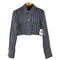 ザラ ZARA ツイードクロップドジャケット レディース import:S