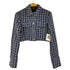 ザラ ZARA ツイードクロップドジャケット レディース import:S