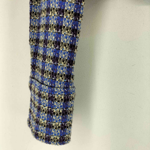 ザラ ZARA ツイードクロップドジャケット レディース import:S
