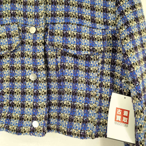 ザラ ZARA ツイードクロップドジャケット レディース import:S