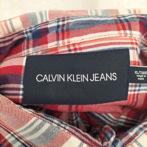 カルバンクラインジーンズ Calvin Klein Jeans チェック柄ポケットシャツ メンズ XL