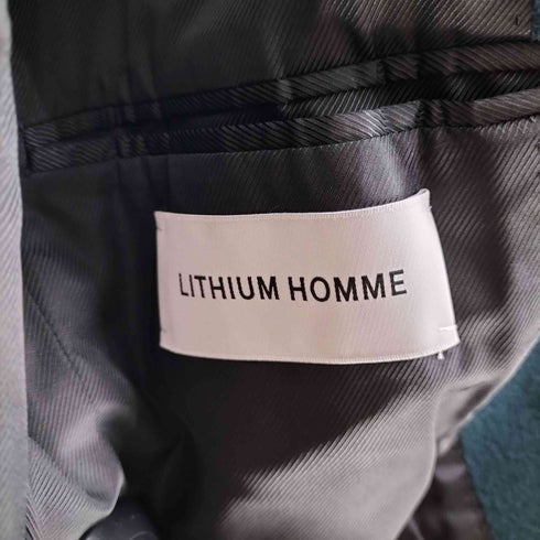 リチウムオム LITHIUM HOMME ウールナイロン混チェスターコート メンズ 42