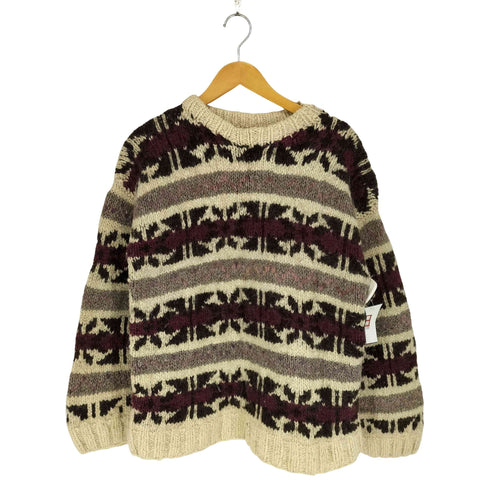 エクアドル製 ハンドメイドニットセーター メンズ