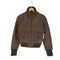 マンゴー MNG Sheep Leather ジップアップレザージャケット レディース import:M