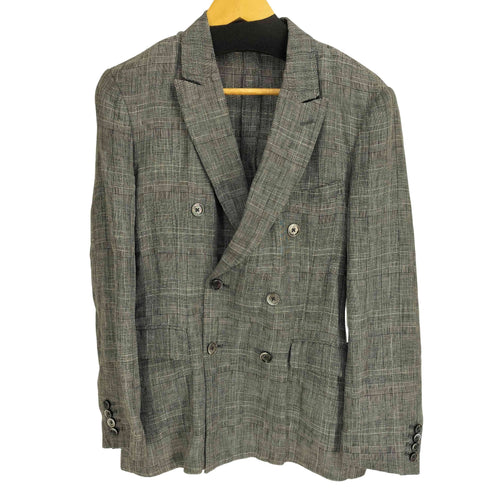 ビューティフルピープル beautiful people リネンシルク混 ダブルブレストテーラードジャケット メンズ JPN:M