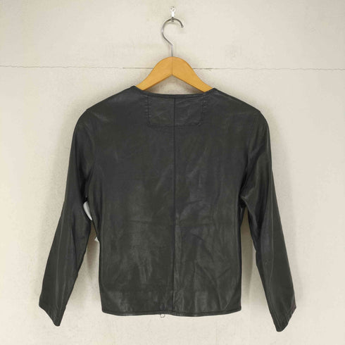 エモダ EMODA sheepskin シングルレザーブルゾン レディース JPN:2