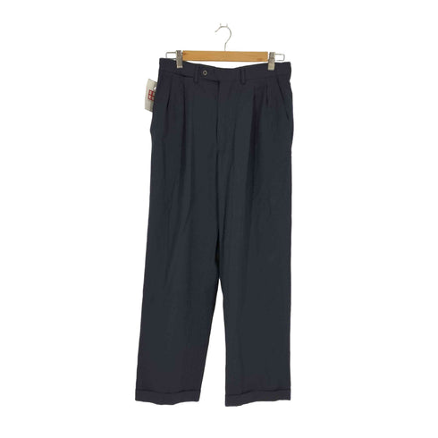 エルメネジルドゼニア Ermenegildo Zegna ウール 2タック ワイド スラックス メンズ 32inch