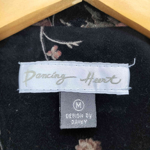 Dancing Heart 花柄ベロアテーラードジャケット レディース JPN:M