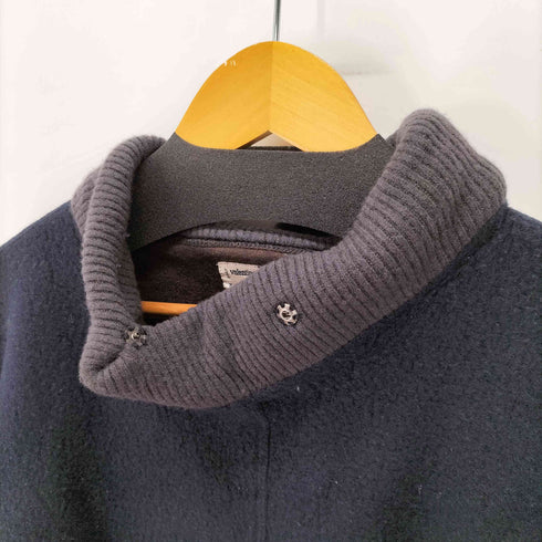 ヴァレンティノガラヴァーニ VALENTINO GARAVANI ショールカラー リブ切替 フリース ニットセーター メンズ