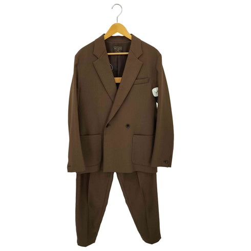 ミスターオリーブ MR.OLIVE ブラウンスーツ セットアップ ダブルブレストジャケット メンズ