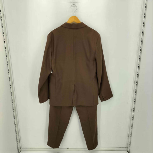 ミスターオリーブ MR.OLIVE ブラウンスーツ セットアップ ダブルブレストジャケット メンズ