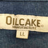 OILCAKE リブ切替 インディゴ デニムジップブルゾン メンズ LL