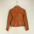 ミッシェルクラン MICHEL KLEIN MK Colection pigskin レザー比翼ブルゾン レディース JPN:38