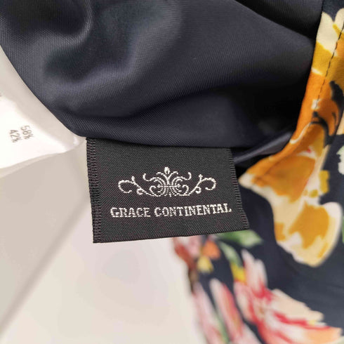 グレースコンチネンタル GRACE CONTINENTAL フラワープリント 3D ワンピース レディース JPN:38