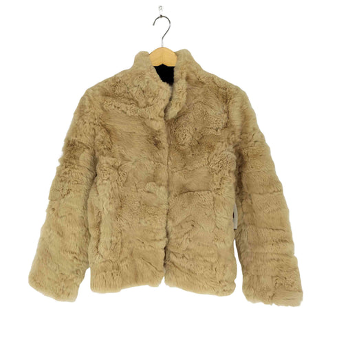 L’ora Primo rabbit fur スタンドカラーラビットファージャケット レディース JPN:L