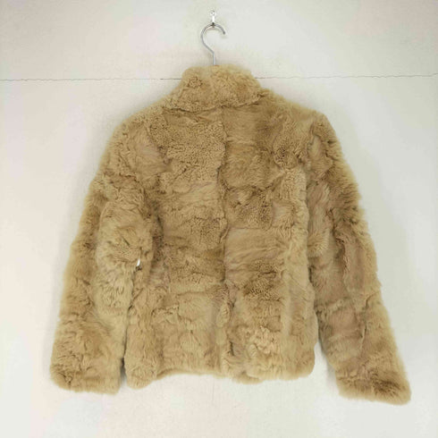 L’ora Primo rabbit fur スタンドカラーラビットファージャケット レディース JPN:L