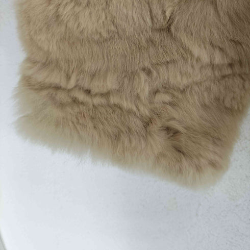 L’ora Primo rabbit fur スタンドカラーラビットファージャケット レディース JPN:L