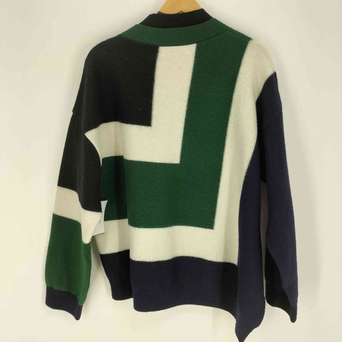 クルニ CULLNI 22AW 別注 カラーブロックタートルニット メンズ JPN:2