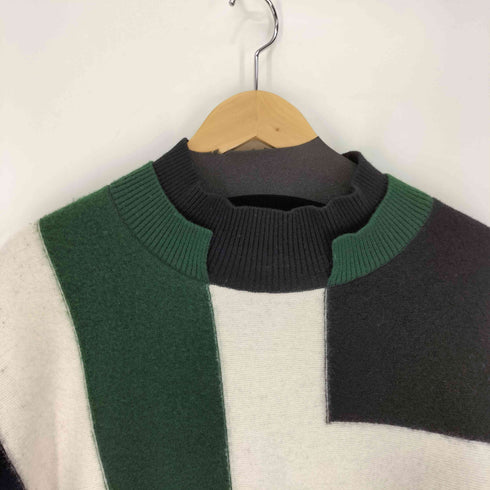 クルニ CULLNI 22AW 別注 カラーブロックタートルニット メンズ JPN:2