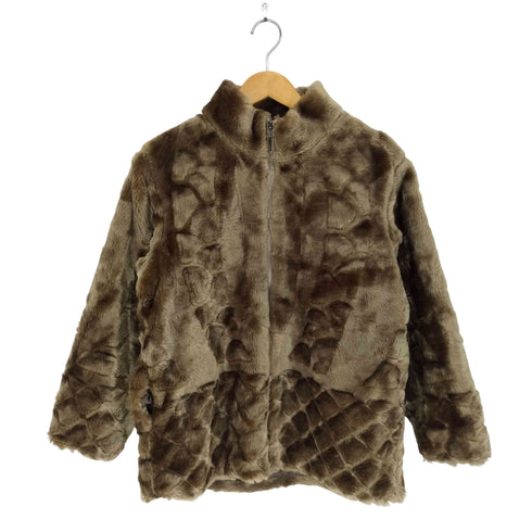 デザインフェイクファーブルゾン レディース