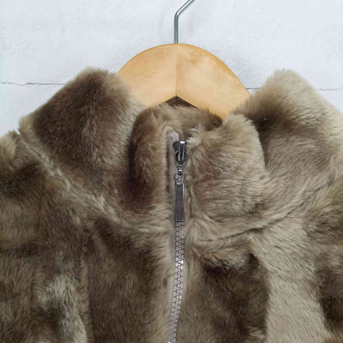 デザインフェイクファーブルゾン レディース