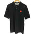 プレイコムデギャルソン PLAY COMME des GARCONS AD2025 25SS Polo Shirt With Red Emblem 綿鹿ノ子 ハートエンブレム S/S ポロシャツ メンズ JPN:XL