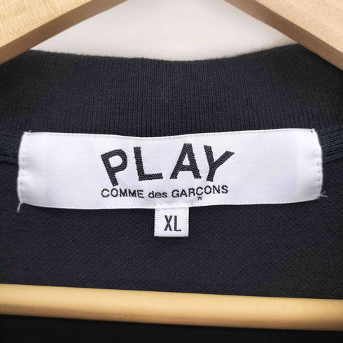 プレイコムデギャルソン PLAY COMME des GARCONS AD2025 25SS Polo Shirt With Red Emblem 綿鹿ノ子 ハートエンブレム S/S ポロシャツ メンズ JPN:XL