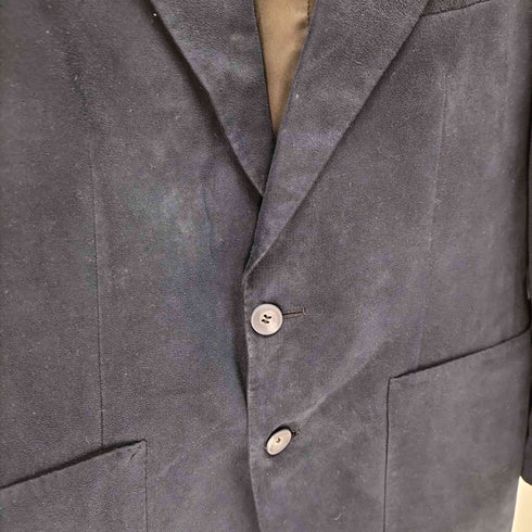 バーニーズニューヨーク BARNEYS NEWYORK OLEG CASSINI 2B ベルベット テーラードジャケット メンズ