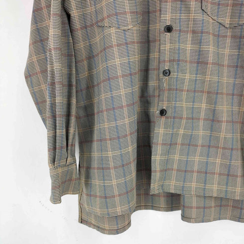 S SY ボックス L/S チェック シャツ メンズ