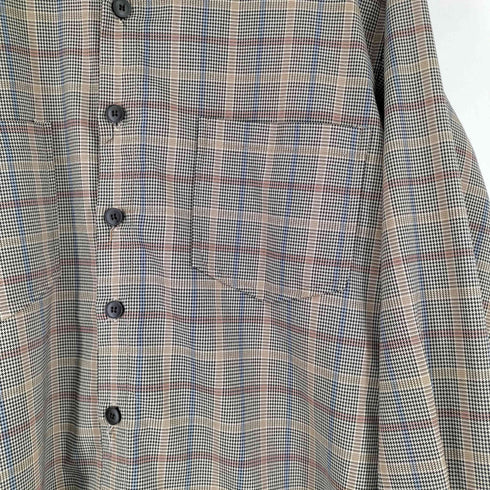 S SY ボックス L/S チェック シャツ メンズ