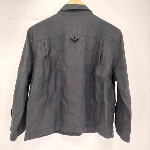 マーガレットハウエル MARGARET HOWELL クロップドリネンシャツ レディース JPN:2