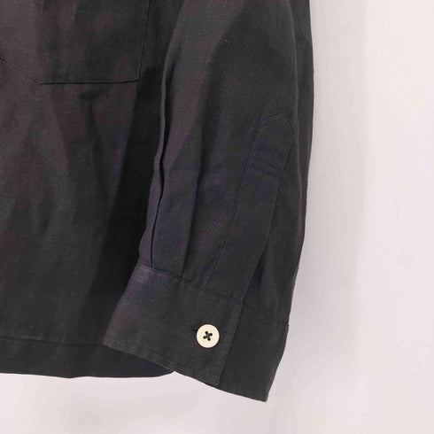 マーガレットハウエル MARGARET HOWELL クロップドリネンシャツ レディース JPN:2