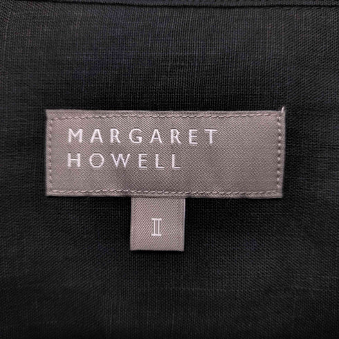 マーガレットハウエル MARGARET HOWELL クロップドリネンシャツ レディース JPN:2