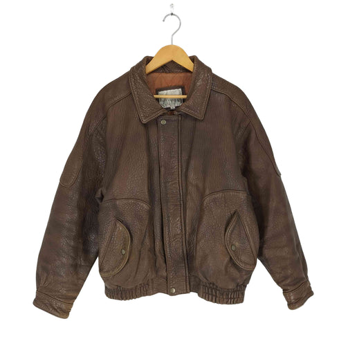 DIDY MIUM Lamb Leather A-2型 レザーフライトジャケット メンズ import:L