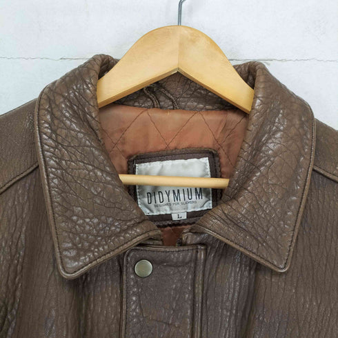 DIDY MIUM Lamb Leather A-2型 レザーフライトジャケット メンズ import:L