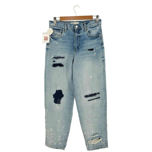 ザラ ZARA ダメージ加工 デニムパンツ レディース EUR:36