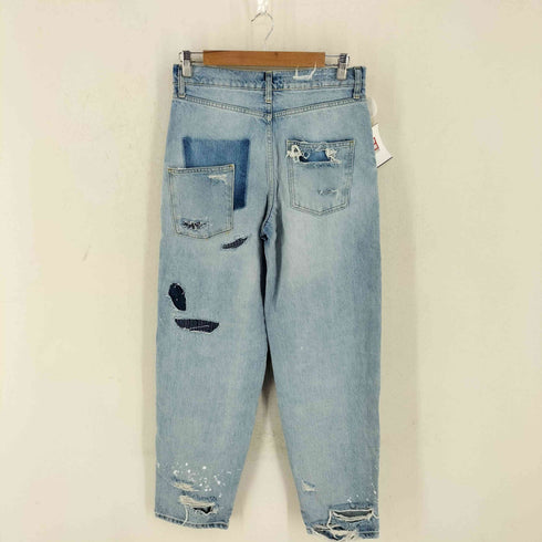 ザラ ZARA ダメージ加工 デニムパンツ レディース EUR:36