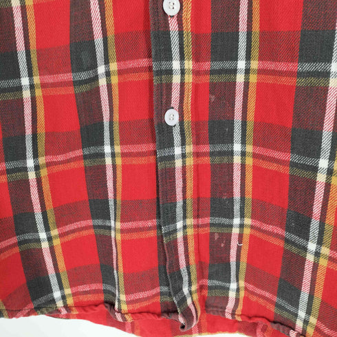 ビッグマック BIG MAC 60S SANFORIZED PENNYS 単色タグ ヘビーネルシャツ メンズ import:L