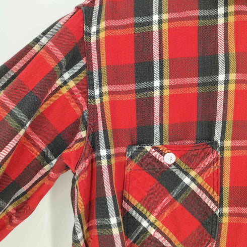 ビッグマック BIG MAC 60S SANFORIZED PENNYS 単色タグ ヘビーネルシャツ メンズ import:L