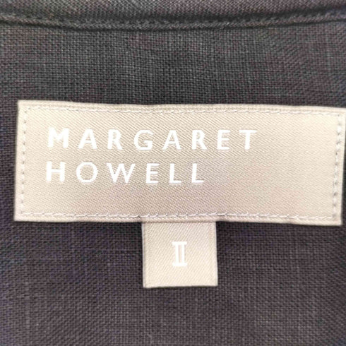 マーガレットハウエル MARGARET HOWELL 襟切替 ノースリーブリネンブラウス レディース JPN:2