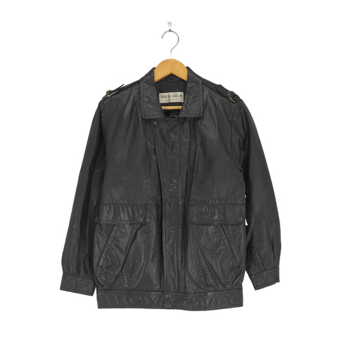 FAIRE LA SAISON Cow Leather エポレットレザーブルゾン メンズ